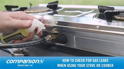 how to control a gas leaking in your stove